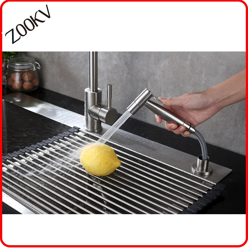 New Design Black Color Stainless Steel Handheld Kitchen Sink Washing Sprayer Shower Tap Black Kitchen Faucet