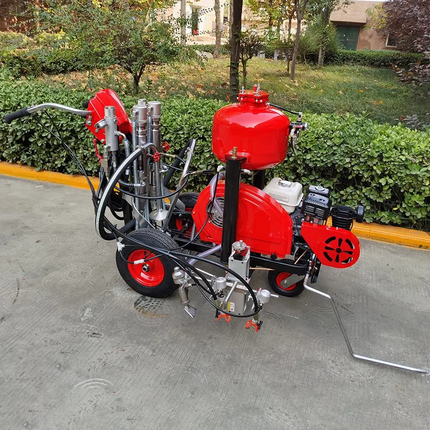 Pintura en frío de la línea de la carretera de Pulverización Airless máquina de marcado