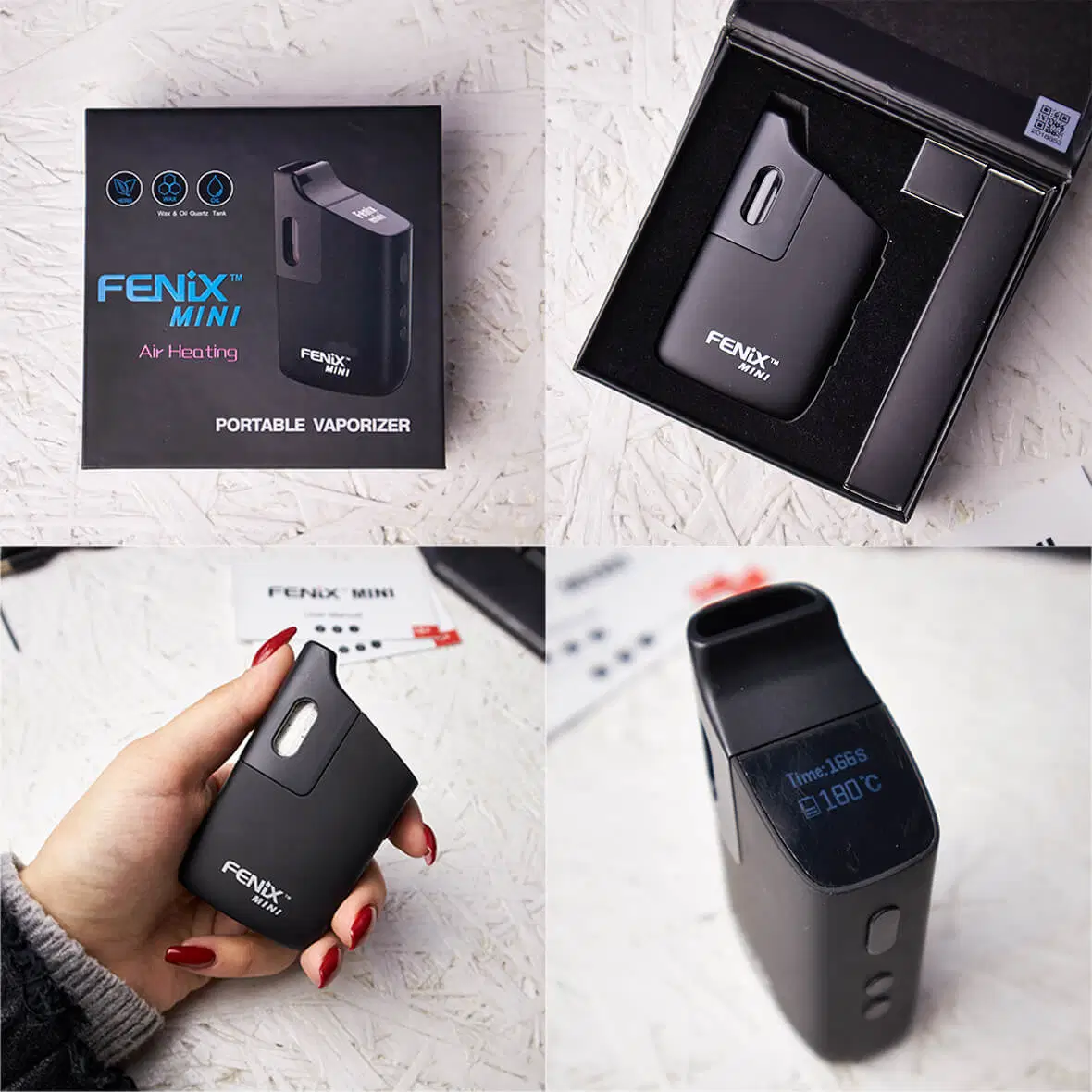 100% Condvection Air Heating Fenix Mini Dry Herb Vaporizer Wholesale/Supplier Factory