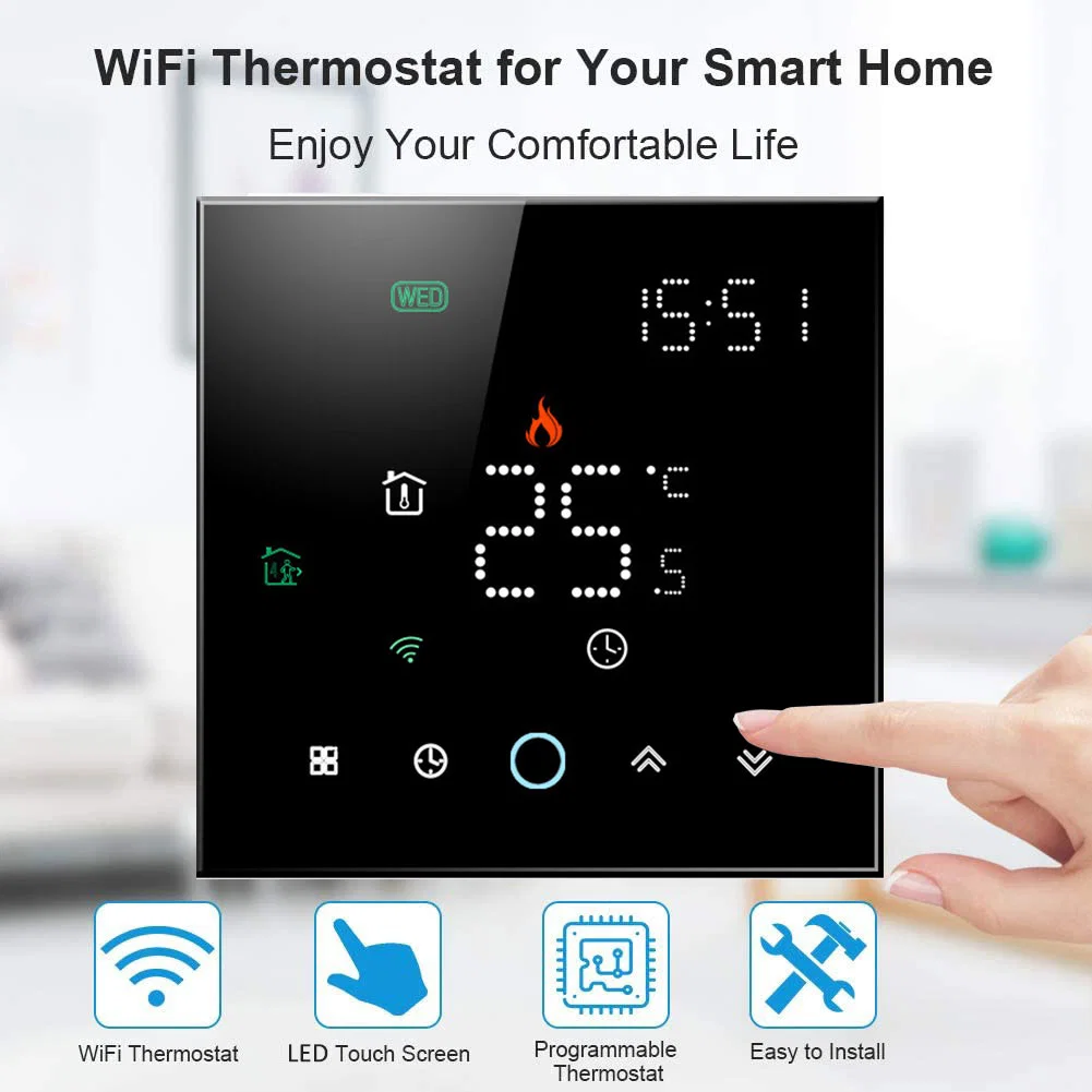 Digital Floor Heating Best Smart Room Thermostat with WiFi Remote Control