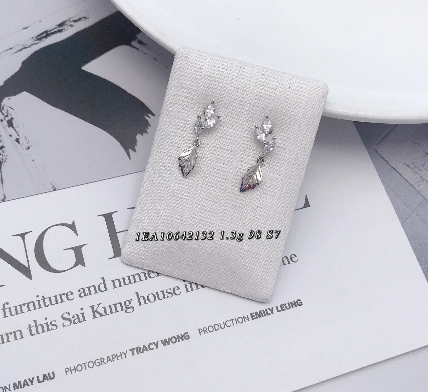 OEM Luxurious New Design High-End 925 Sterling Silver Jewelry Hot Sale Earrings Woman Gift