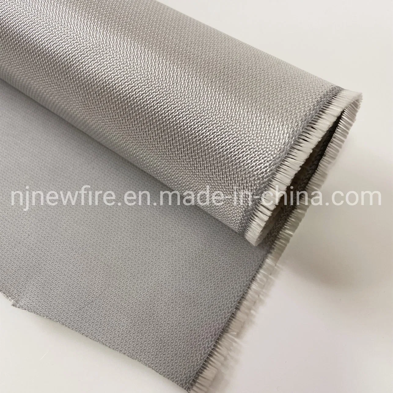 Bonne isolation thermique/chimique PU/polyuréthane enduit imperméable résistant à la chaleur tissu en fibre de verre E Verre Chiffon de fibre de verre