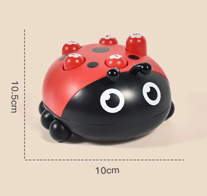 Brinquedo de inércia de deslizamento de fricção de desenhos animados, Toy Baby Whack a, com a inércia da Ladybug Jogo de Mole jogo Toy Cartoon Press Game