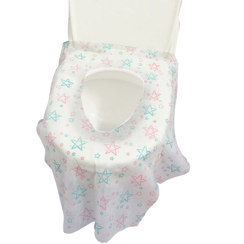 Cheap Family Disposable Non-Slip Hygienic Toilet Seat Cover with Elastic