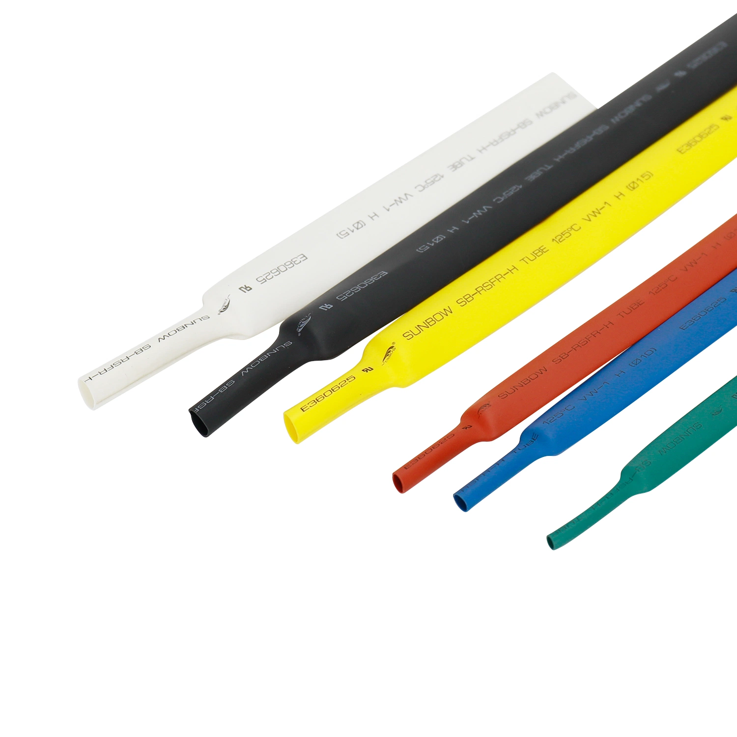 Aislamiento de cable eléctrico flexible retardante de llama Poliolefina PE termorretráctil Tubos