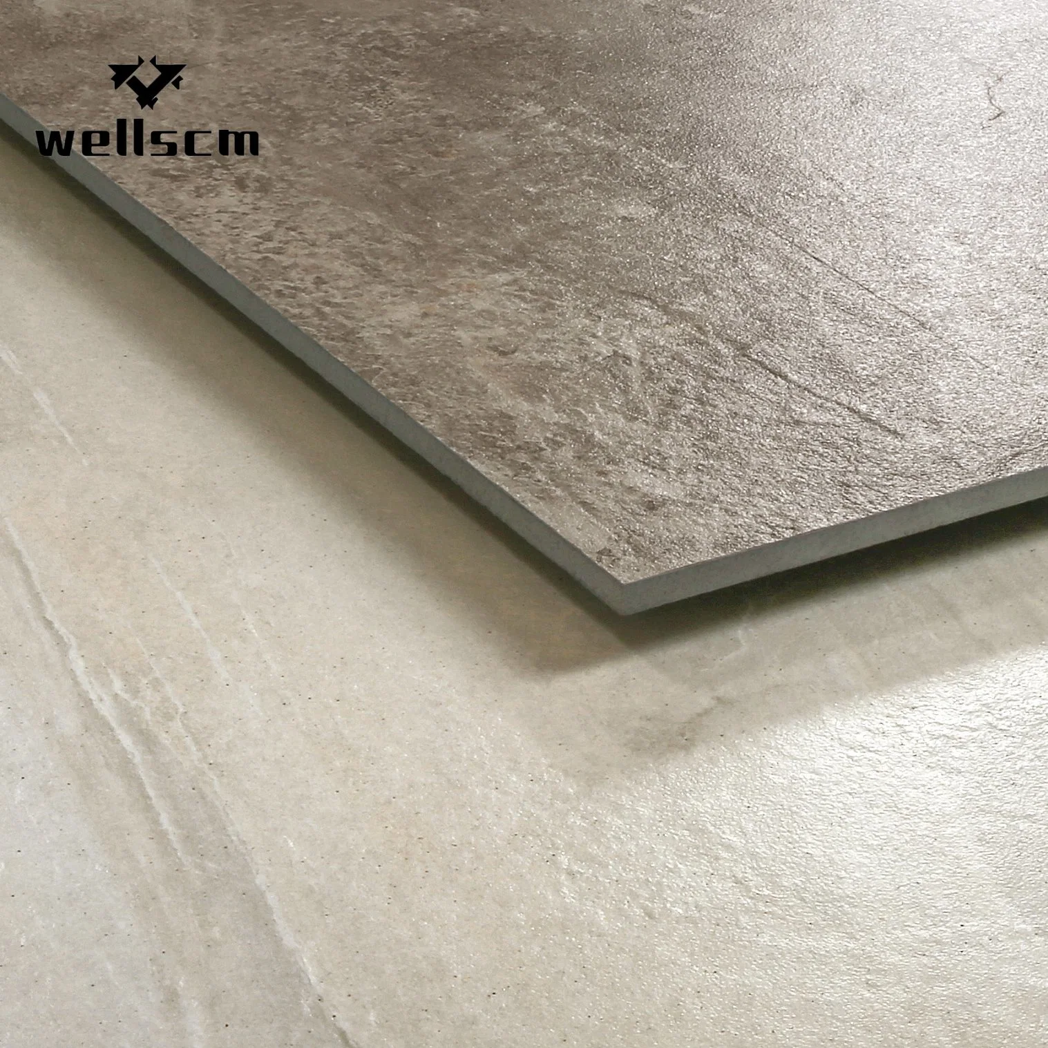 Sunny Ceramic Dark Gray Polished Marble Glossy Light Grey Glazed Porcelain Wall Tile for House Bathroom Floor