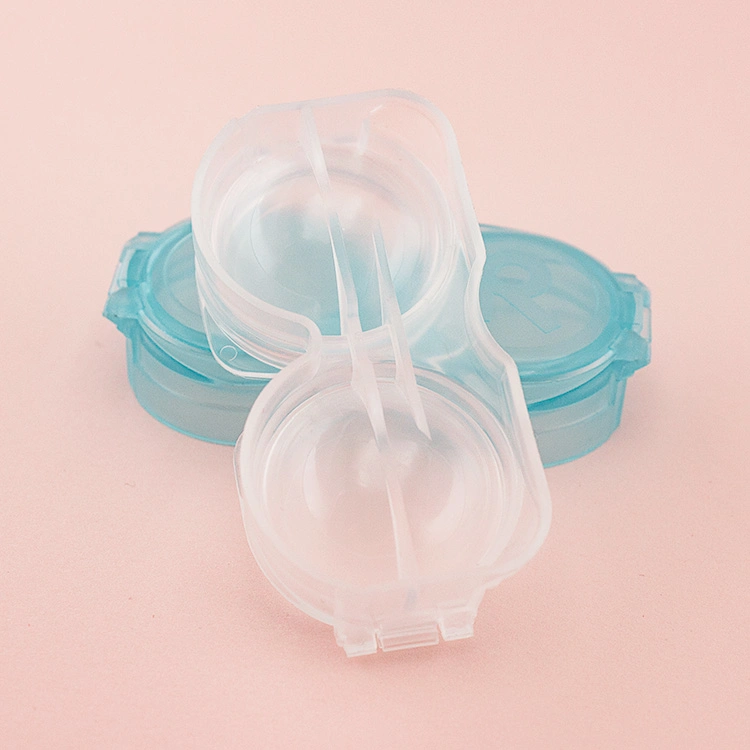 Wholesale/Supplier Transparent PP Contact Lens Storage Box Mini Portable Contact Lens Case