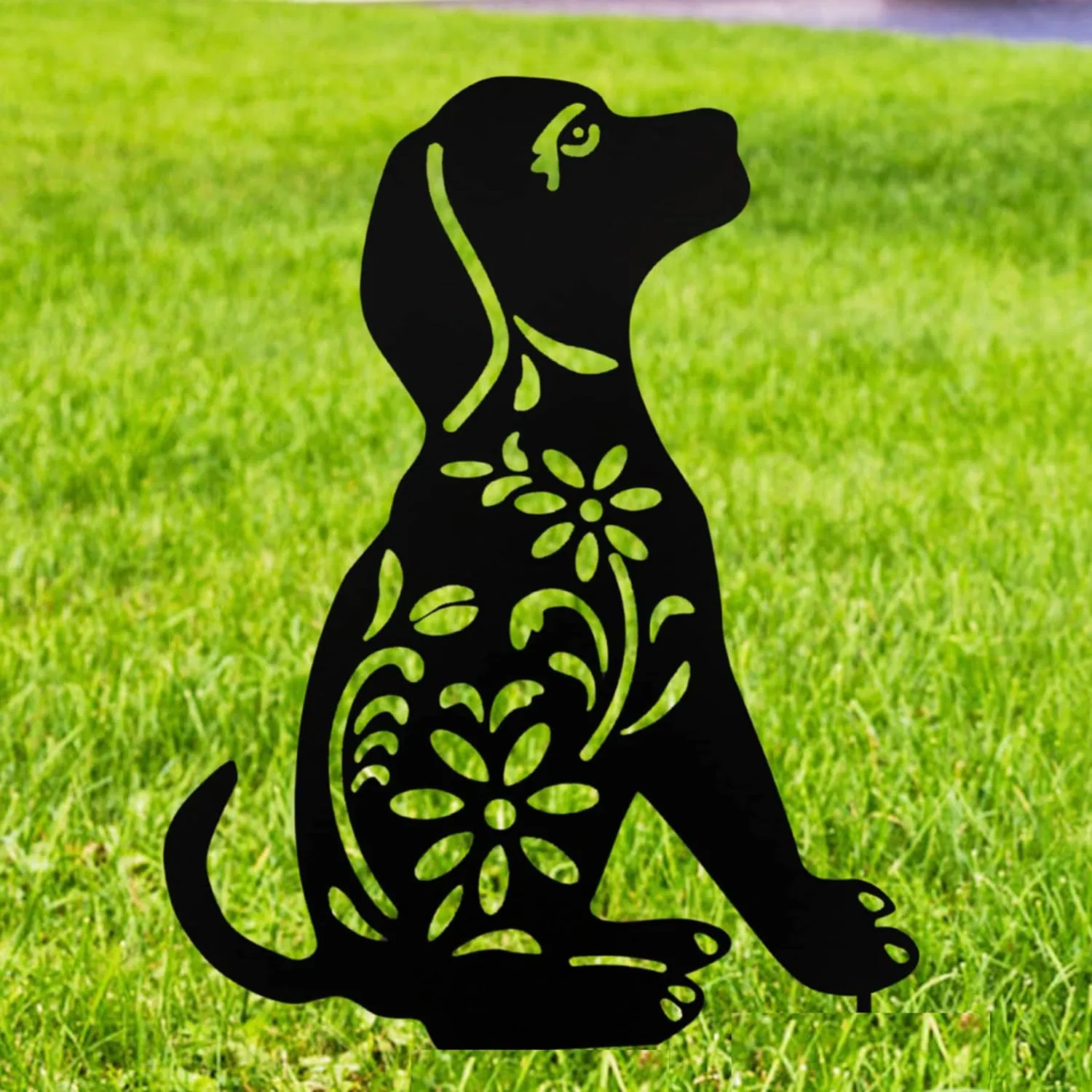 Animal Metal Art decoração exterior Garden Fence decoração, quintal Farmhouse Hang arte decoração parede, pátio exterior Arte Pátio gramado Estátua presente