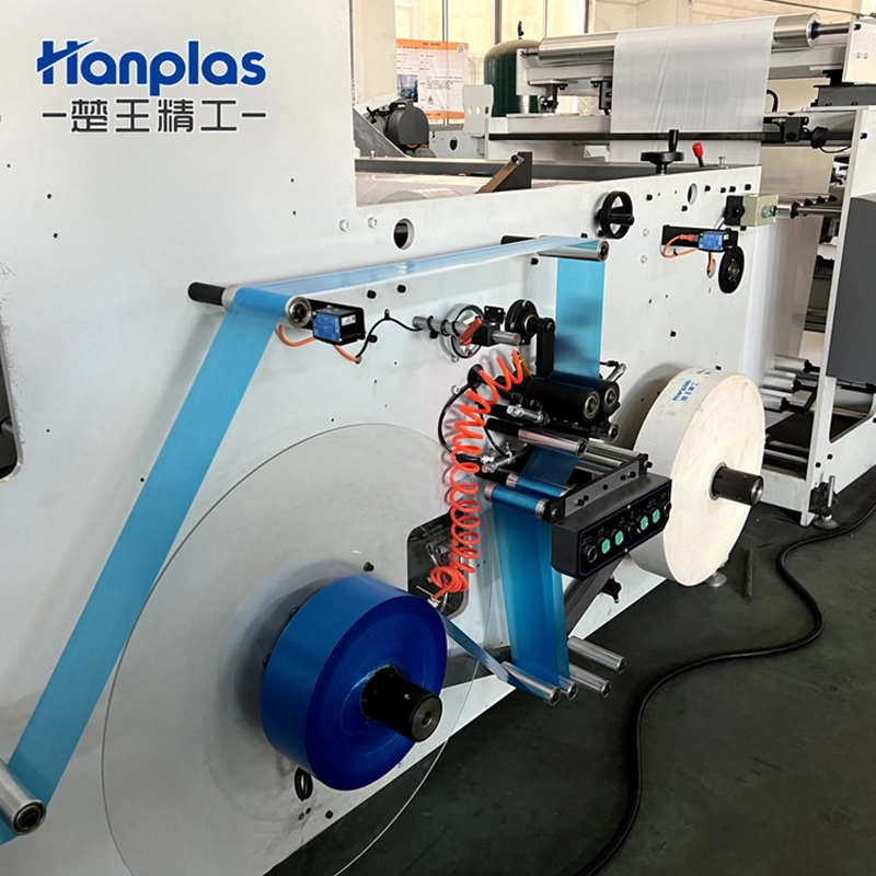 HP-Rd Hanplas Household Roll Type Automatic Tension Control Interleaved Draw Tape Garbage Bag on Roll Making Machine