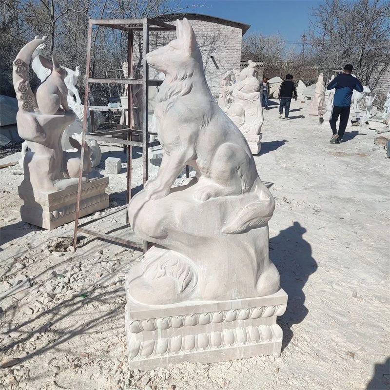 Marble and Granite Twelve Animal Carvings, Which Can Be Customized Upon Request