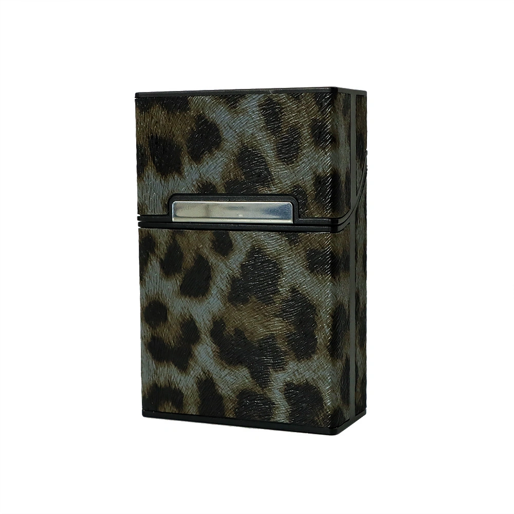 New Leopard Pattern Plastic Cigarette Case