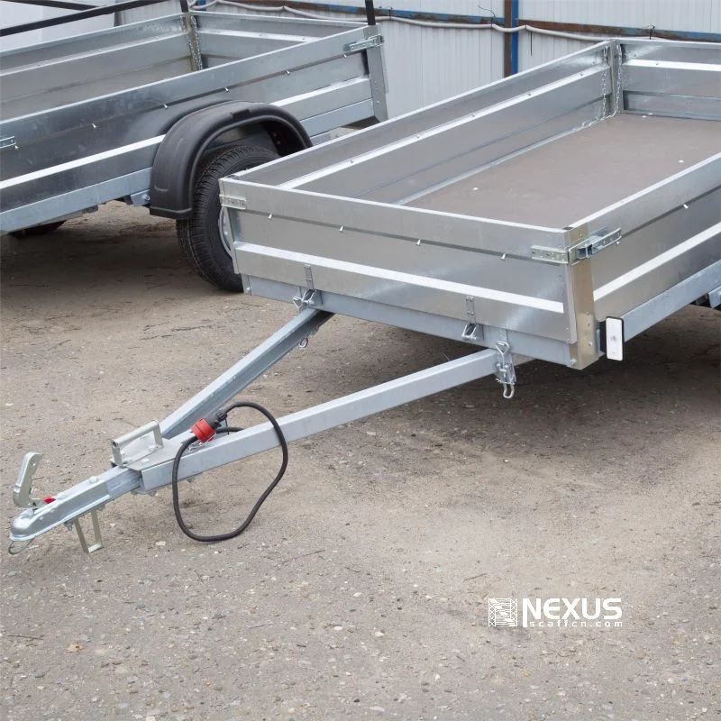 Hot DIP Galvanized Hydraulic ATV Dump Semi Trailer