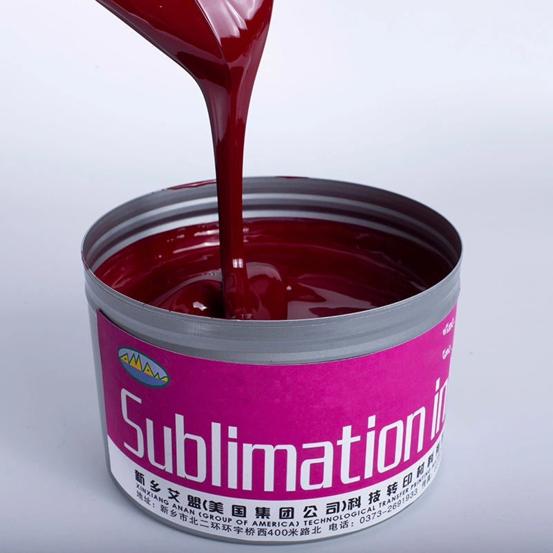 2022 Factory New Fast Dry Fluorescent Offset Sublimation Ink for Transfer Printing