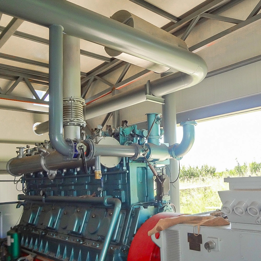 300kw/ 500kw/ 800kw Palm Kernel Shell Straw Husk Biomass Gas Generator