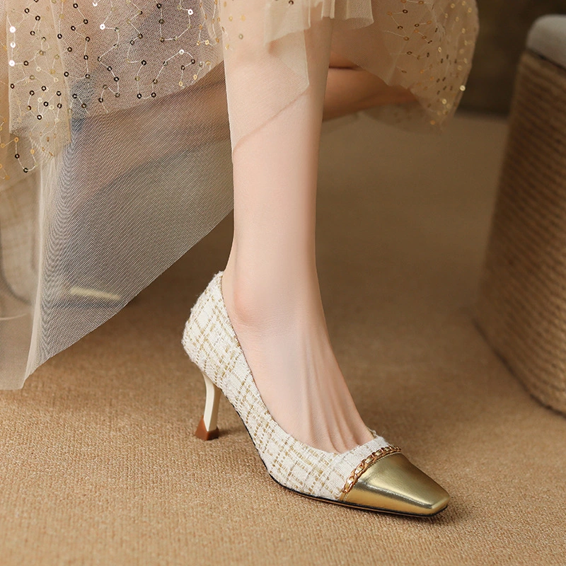 Женская женская танцевальная обувь универсальная универсальная обувь с квадратной головкой для невест Кроссовки