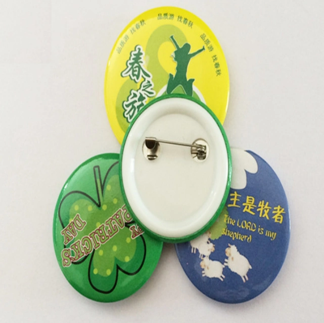 Printing Cute Carton Logo Tin Button Badge, Button Badge (YB-BB-01)