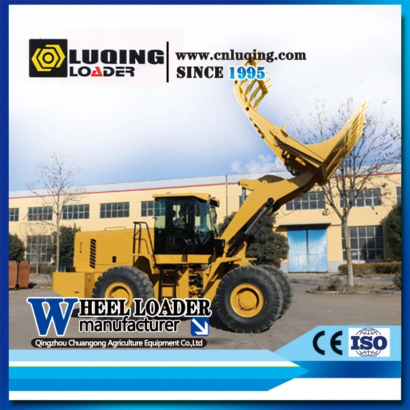 2021 Hot Sale 3 Ton Mini Loader 4 Wheel Drive Tractor with Front Loader Mini Loader