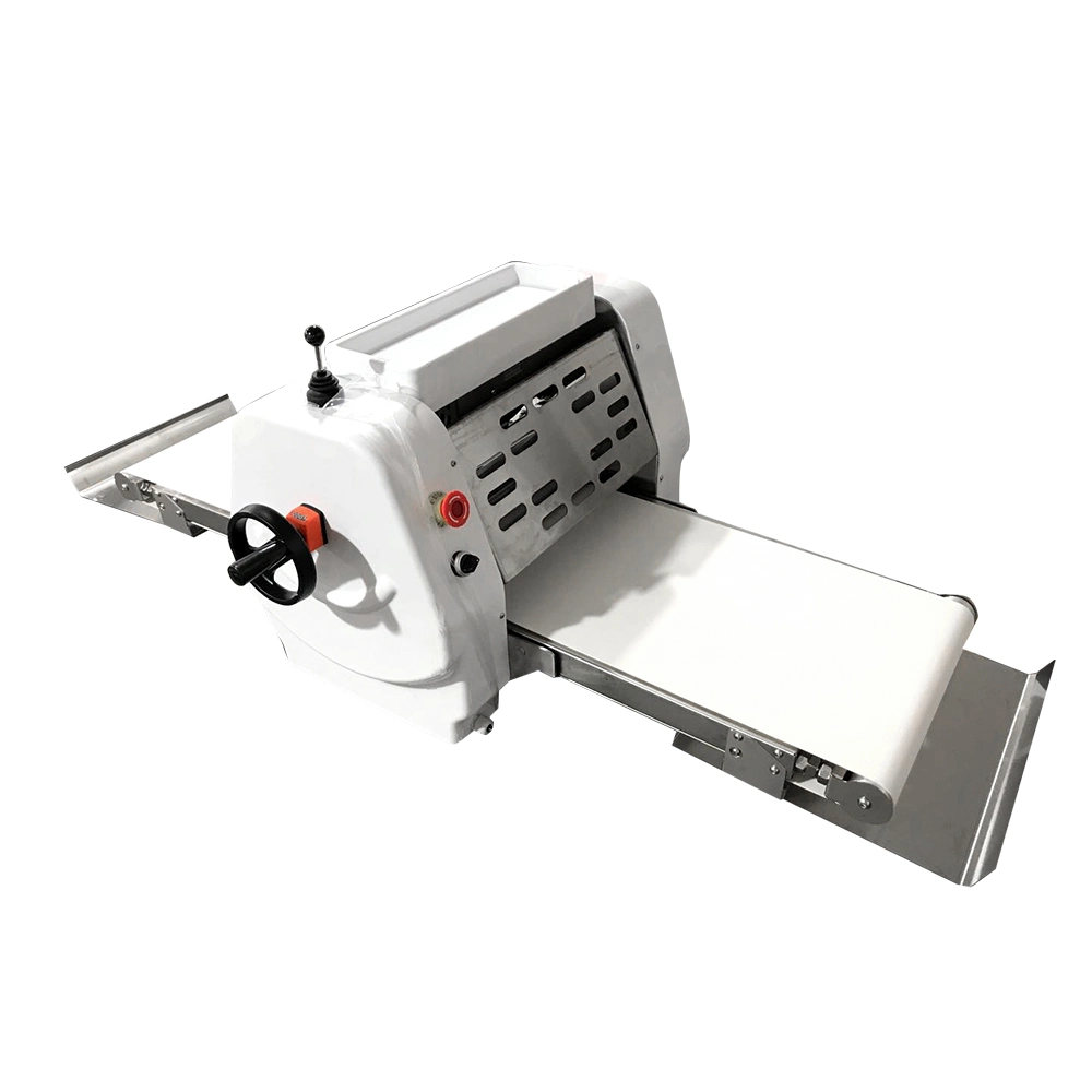 La masa de hojaldre Sheeter automático reversible Laminadora de rodillos de la masa Fondant