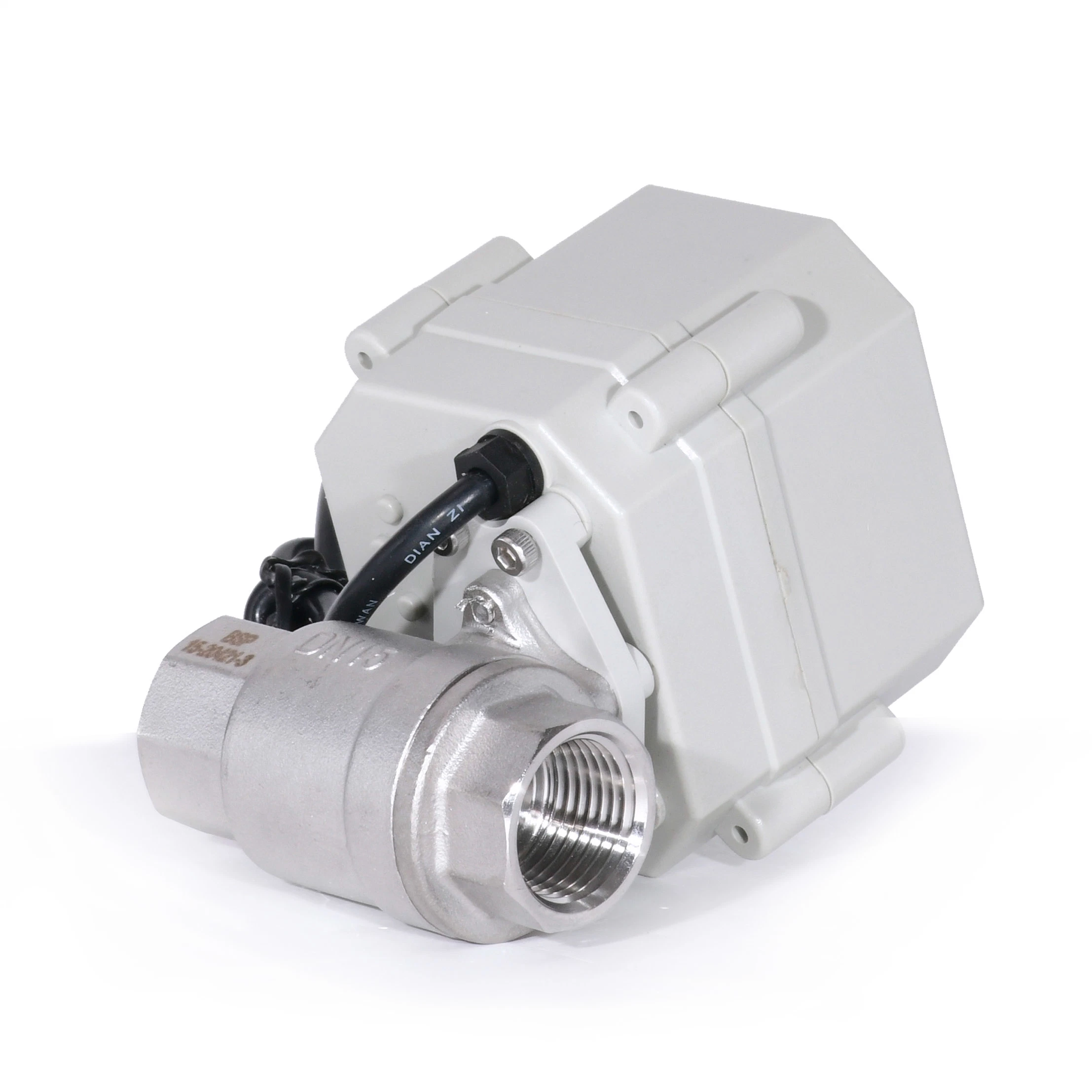 2 Way DN8 1/4'' Smart Timer Drain Mini Timer Flush Valve Electric Motorized Actuator Stainless Steel Ball Valve Cr201