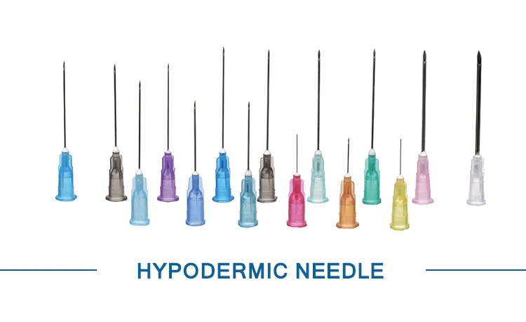 Hot Sale médicaux jetables aiguille hypodermique stérile pour l'utilisation de l'hôpital