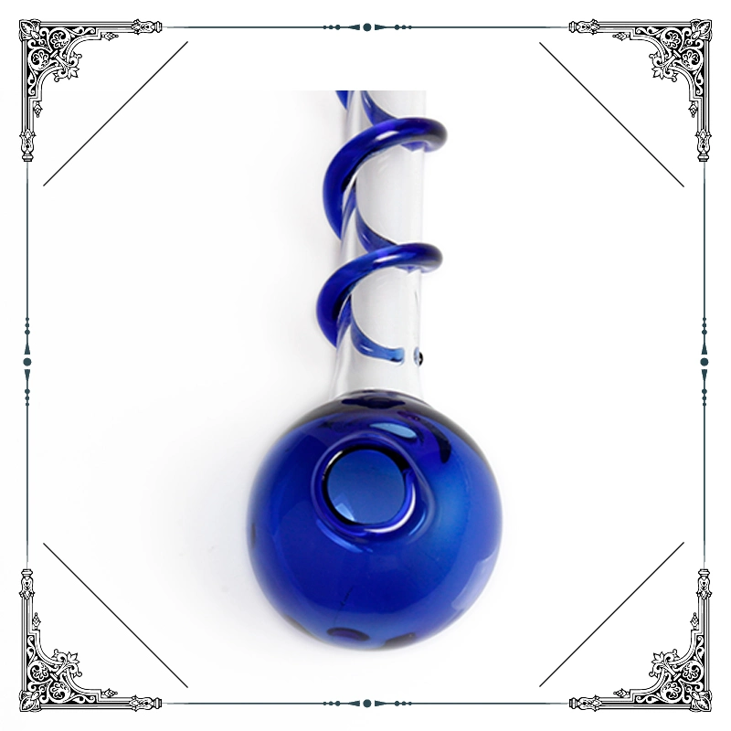 5.5 pouces Sweet Puff pipe verre Helix huile de brûleur Vente en gros d'accessoires de fumeurs de tuyaux