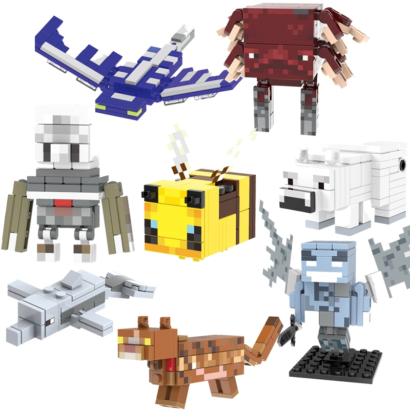 X0301 Minecraft Building Block Bricks Series Action Figures for Children Игрушки Подарки