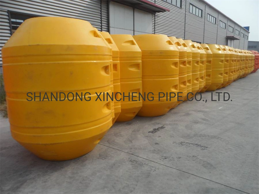 Yellow Dredger Plastic HDPE Floaters Floats with PU Foam Inside for Dredging