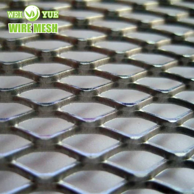 Aço inoxidável Diamond Wire Mesh levantadas metal expandido