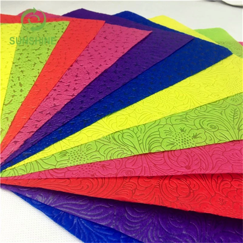 China Supplier 100% Polypropylene Fabric Embossed for Bag