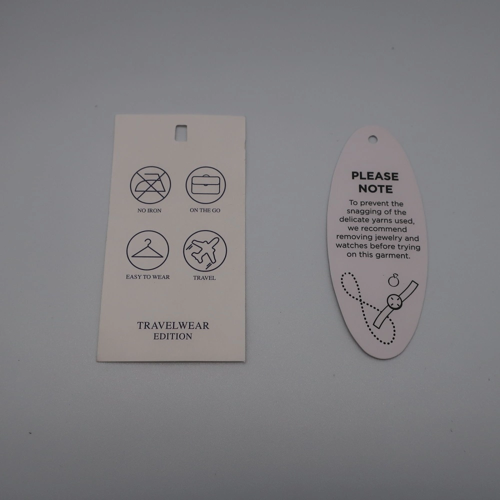 OEM ODM Customized Designs Wholesale/Supplier Price Garment Textile Hang Tag