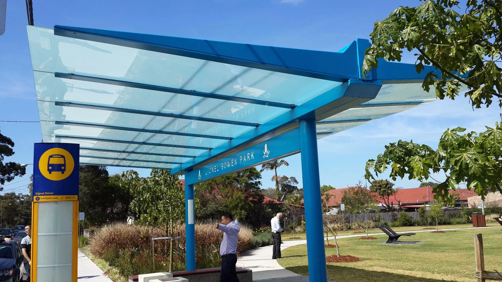 Outdoor Stainless Steel Bus Stop Shelter for Sale