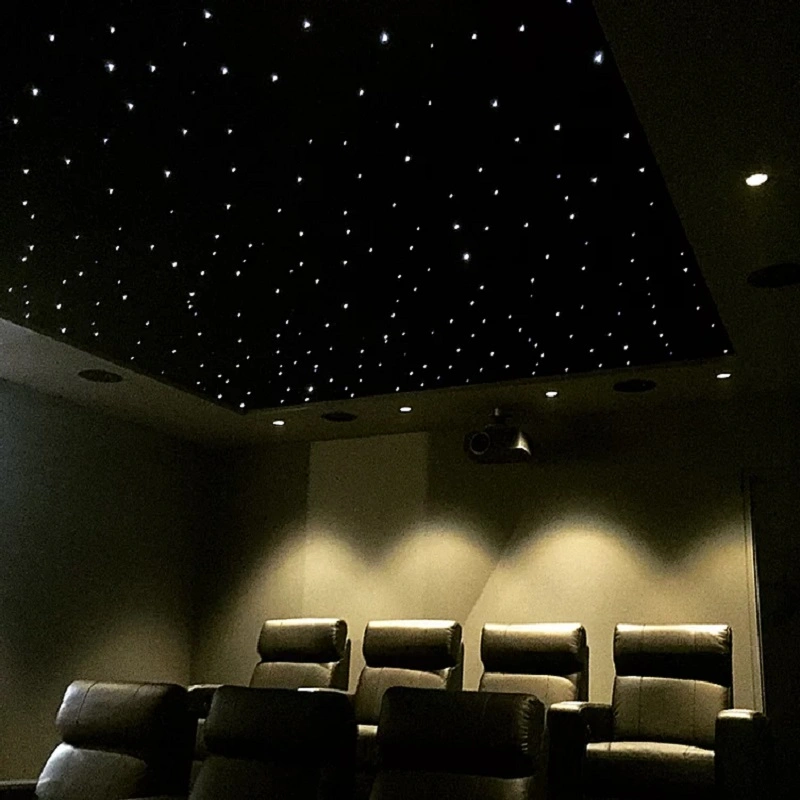 Custom Made Various Lighting Effect Fiber Optic Star Ceiling Panel Tiles