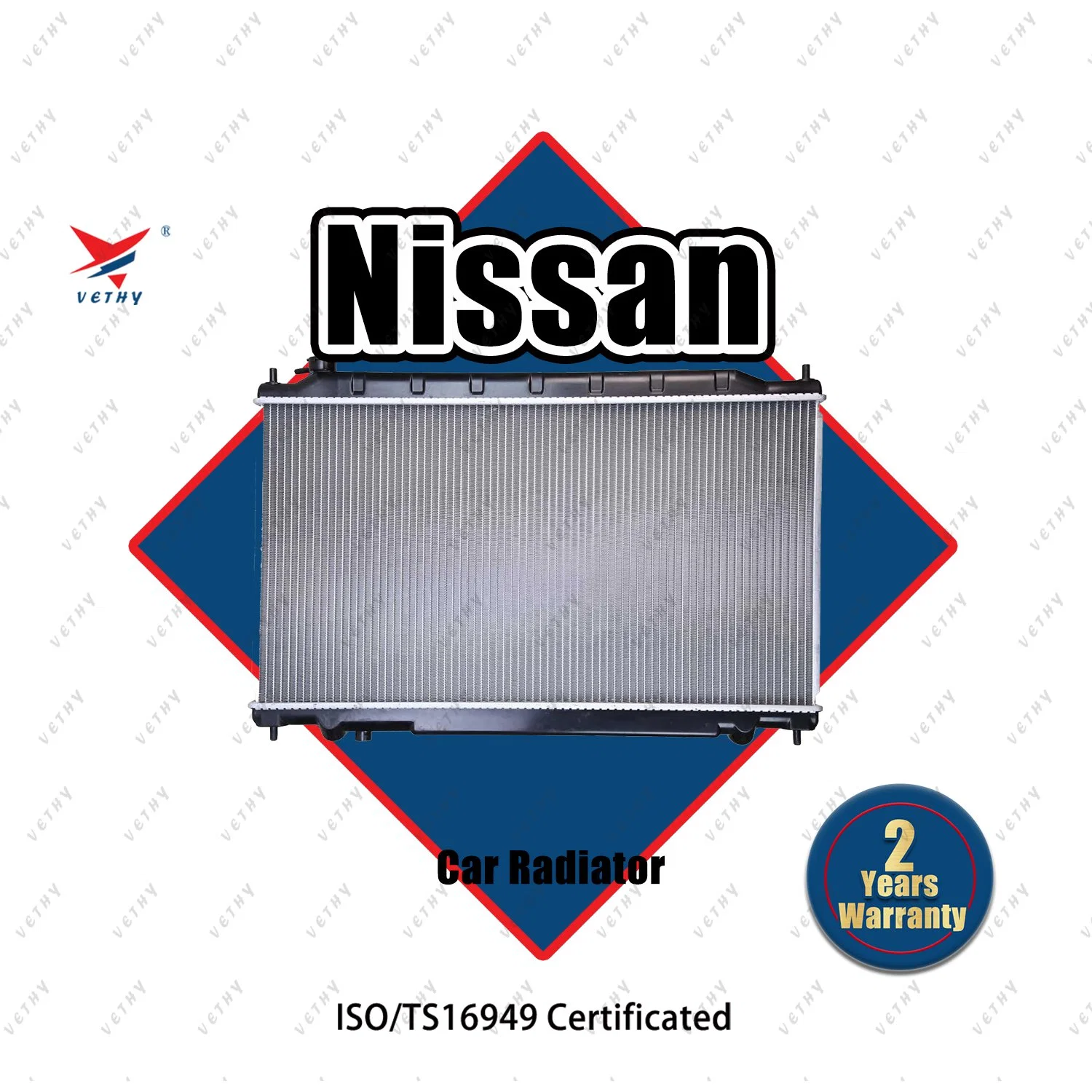 Para Nissan Odyssey Radiators: Construcción de aluminio para la eficiencia