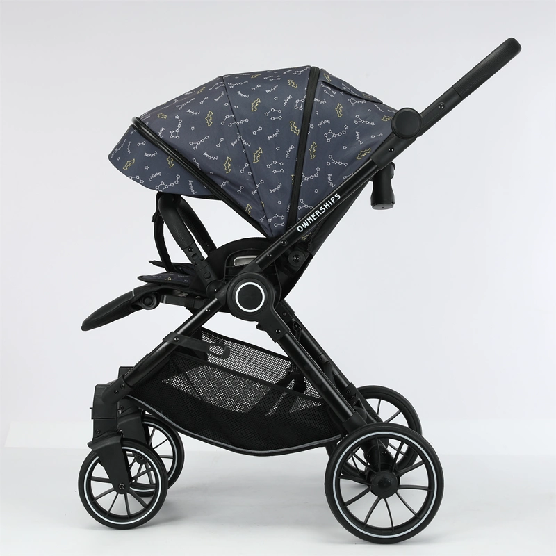 En1888 Approved Popular Newborn Custom Trolley Pram Baby Adjustable Strollers with Pushhandle