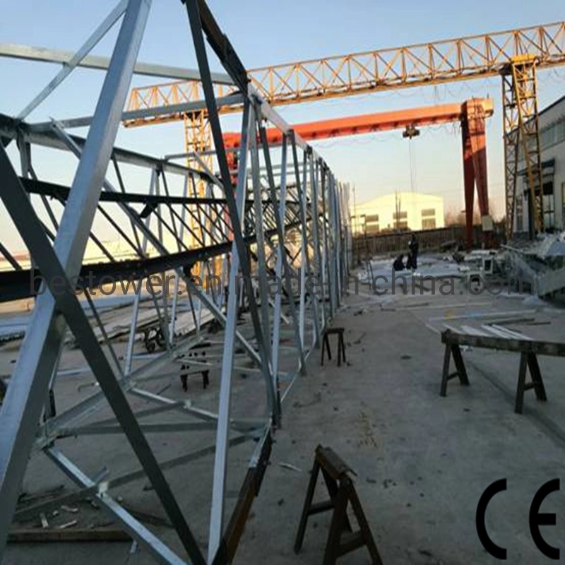 Estructura de acero de la aplicación de la plataforma de la torre de transmisión de energía eléctrica