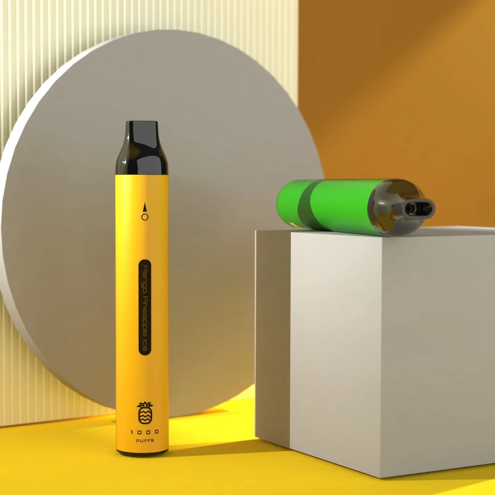 La Chine d'E-Commerce de gros de cigarettes accepter en usine personnalisée OEM / ODM Vape Pen 500 mAh batterie rechargeable de 2 ml de jus de fruits 600 800 1600 bouffées une fois Vape