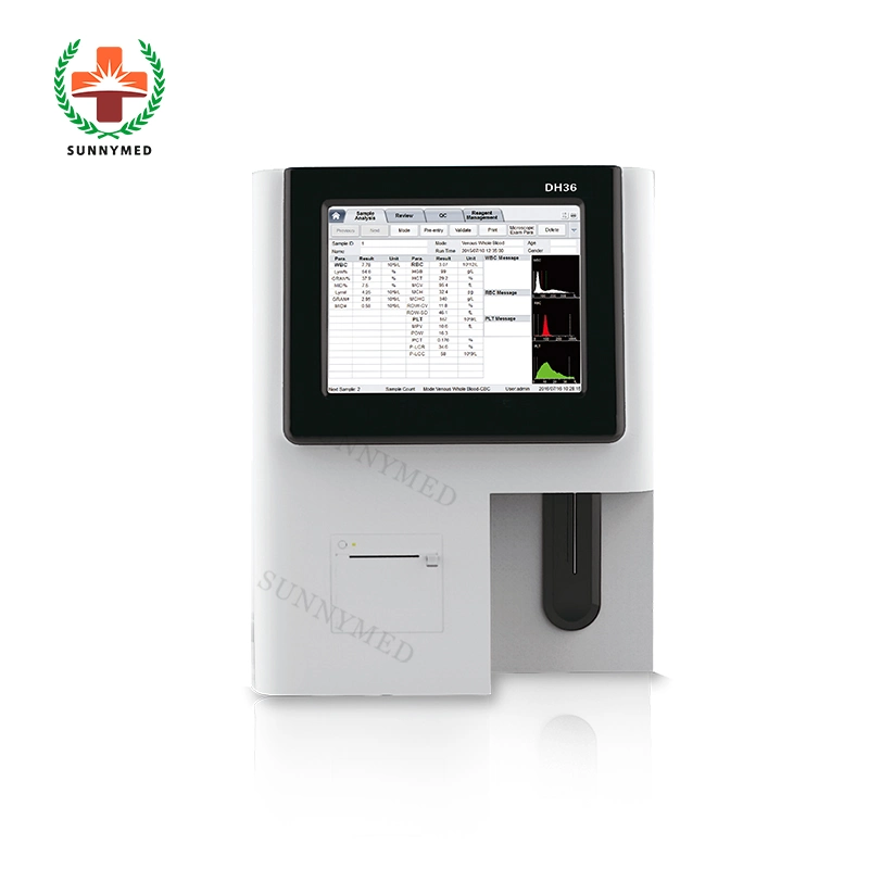 Syb-Dh36 Hospital 10.4 Inch Touch Screen 3-Part Full Auto Blood Hematology Analyzer