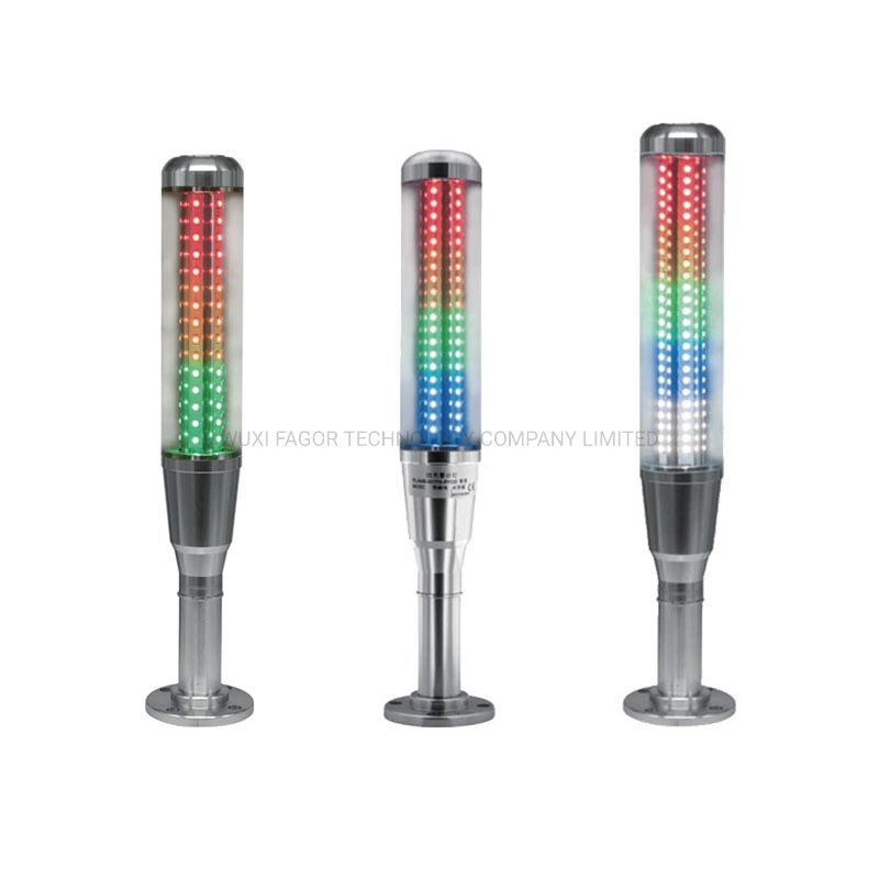 3 Layers LED Signal Tower Light DC24V Buzzer Warning Light