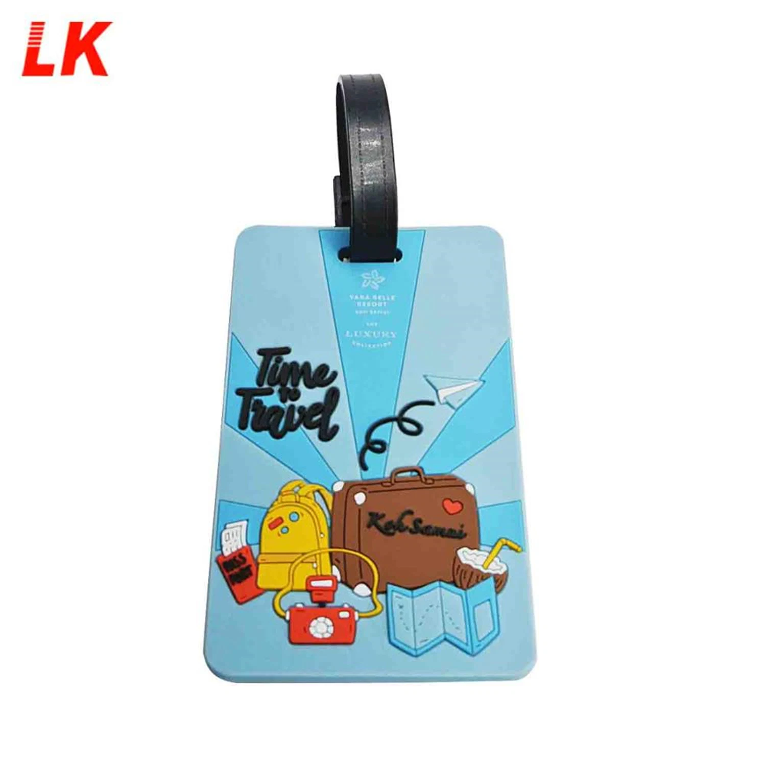 Custom Promotional Novelty Soft PVC Name Luggage Tag for Gift