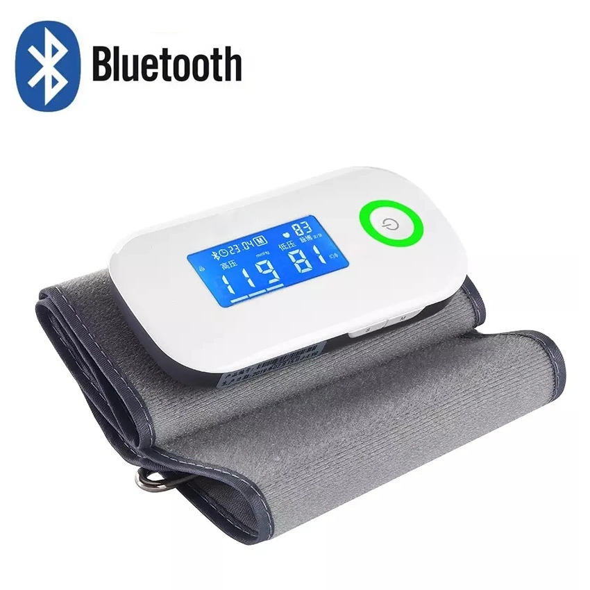 Manuelle Automatische Digitale Blutdrucküberwachung Am Oberen Arm Herz Des Patienten Rate Bluetooth Blutdruck-Monitor Medizinischer Sphygmomanometer Arm Bp-Monitor