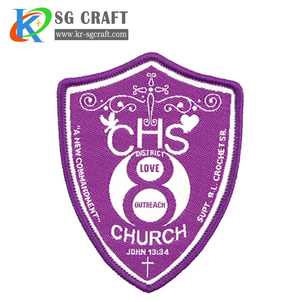 Factory Price High quality/High cost performance  Cheap Custom Personalized Embroidered Badge Large Fabric on Clothes Woven Embroidery Patch