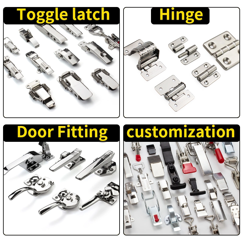 Armário de painel com 304 portas em aço inoxidável, fechadura com porta-chaves plana Bloqueio para caixa/armário/caixa de instrumentos eléctricos