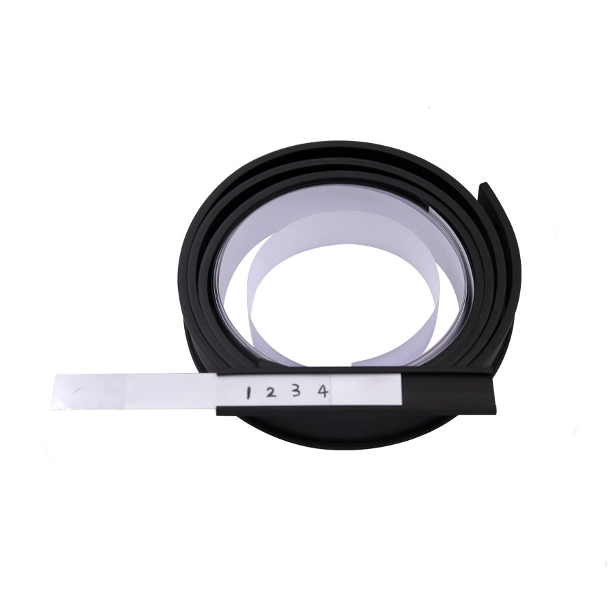 Magnetic C Profile in Roll with White Paper and Protect Film Label Magnet Paper and Plastic Film Can Be Insert Into The Profile