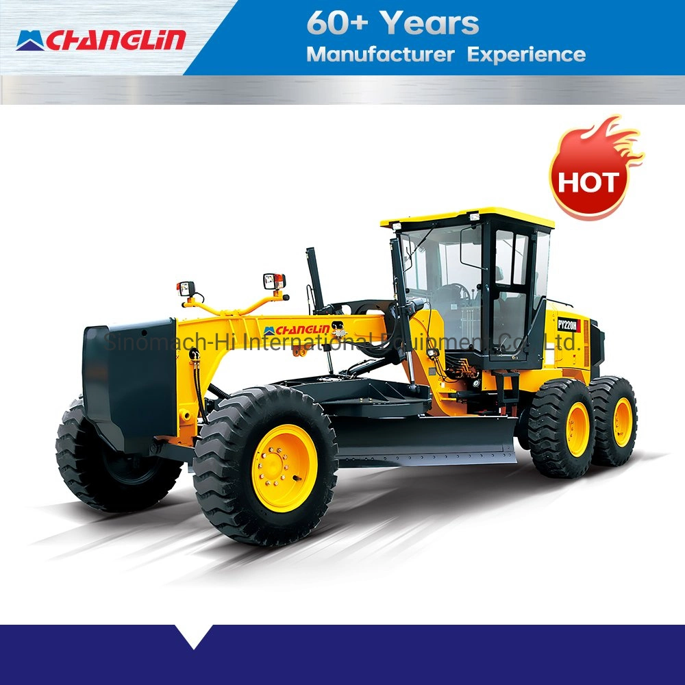 Changlin 220HP Motor Grader with Japanese Technology Ripper Auto Level for Road Construction