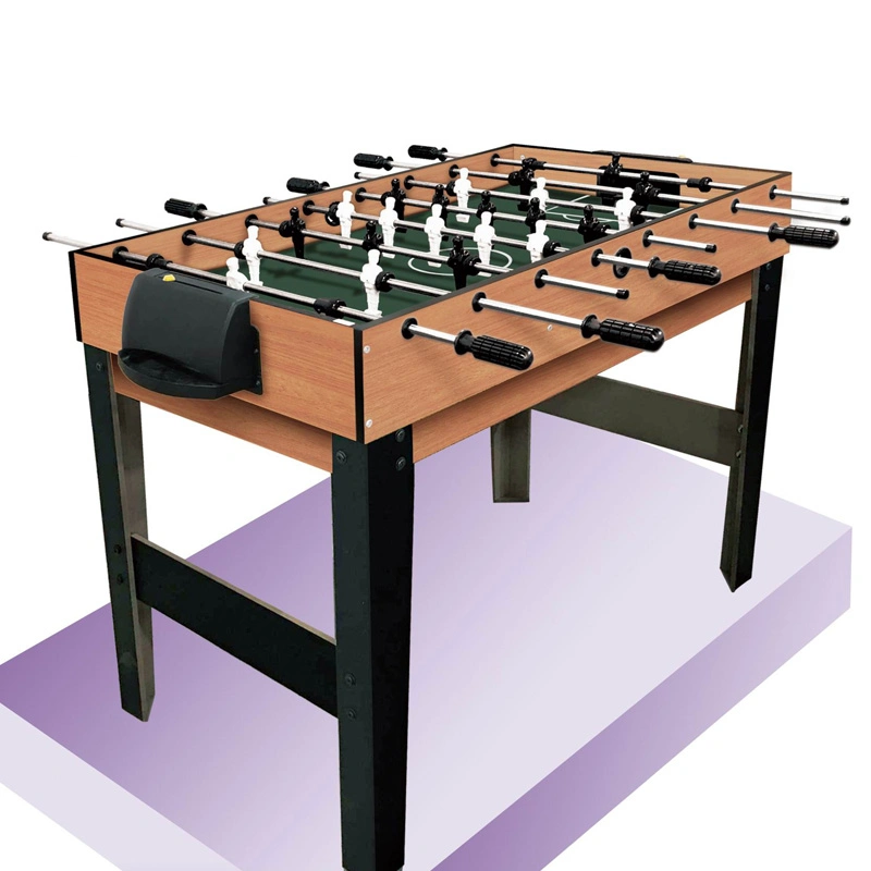 Amazon plegable caliente 4 en 1 Multi Mesa de juego a los niños jugar mesa de juego diferentes en el interior de cuatro bolas de billar el Fútbol Tenis de Mesa Air Hockey gracioso de fútbol de mesa