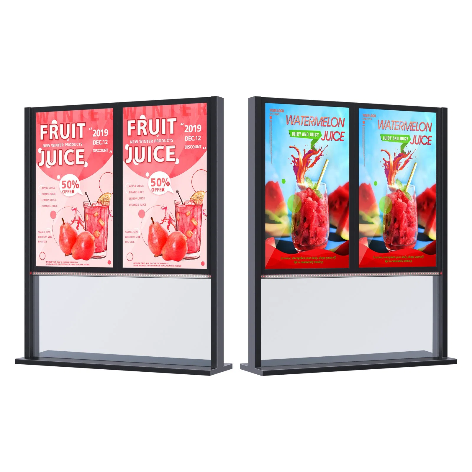 Outdoor Full HD P3 Digital Signage Car Screen LCD Video Player Suppliers Advertising Taxi Top LED Display