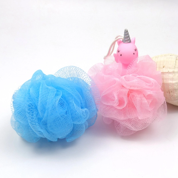 Baño esponja Pouf loofahs Exfoliating Mesh cepillo Animal Toys Ducha Bola SPA Puff Scrubber bola mejor regalo de Navidad para los niños