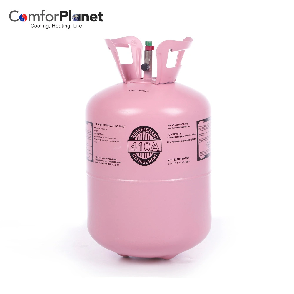 R507 FactoryWholesale/Supplier Price 25lb 13,6kg cylindre système HVAC haute qualité Gaz réfrigérant R507 pour climatiseur