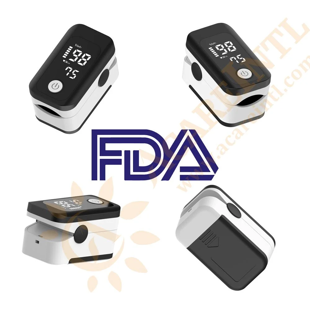 Oxímetro de pulso de ponta de dedo com visor LED económico aprovado pela FDA/CE para adultos/pediátricos