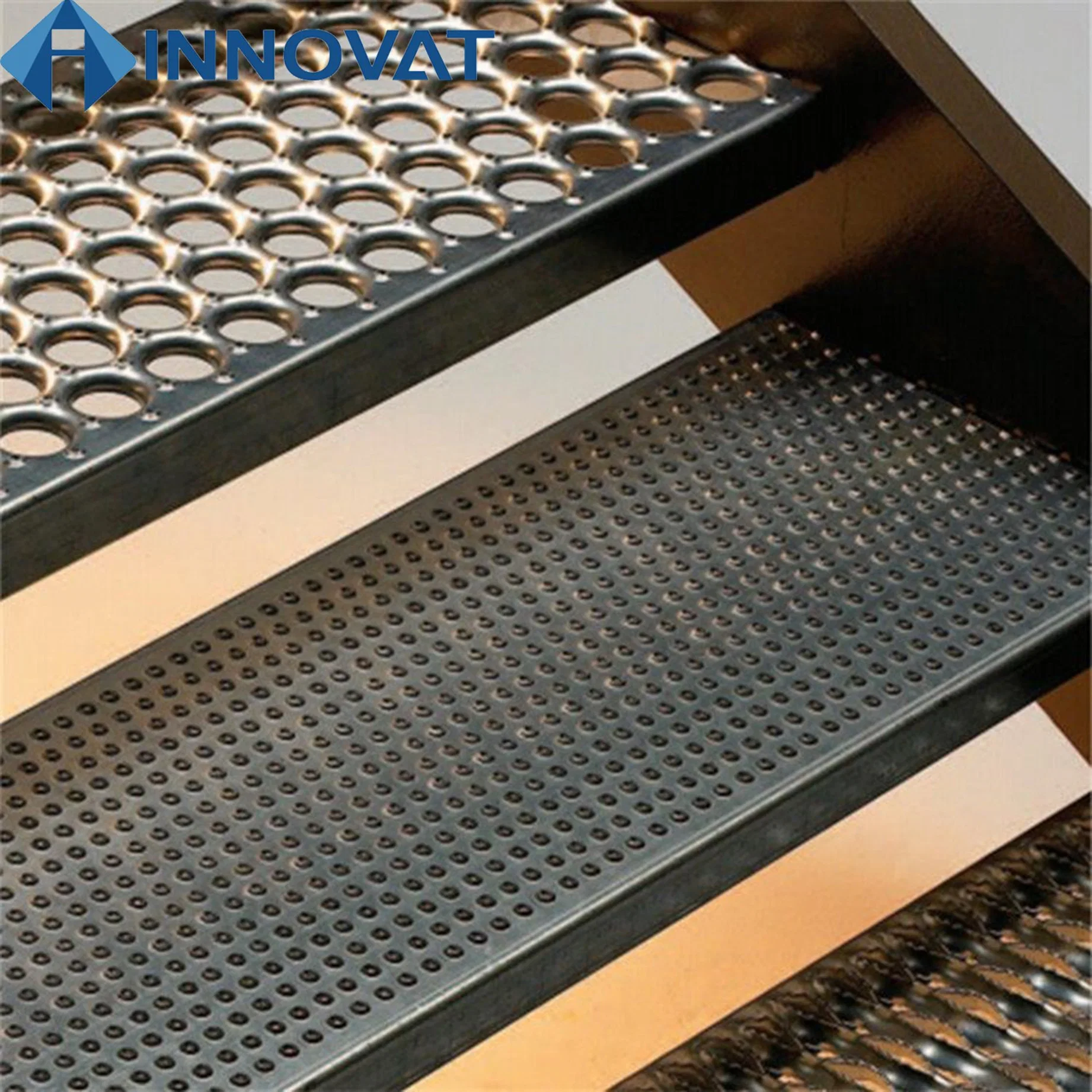 Perforated Plank Grating/Grip Strut Grating/Safety Grating Grip Strut Safety Grating/Perforated Metal Sheet for Platform/Walkway/Stair